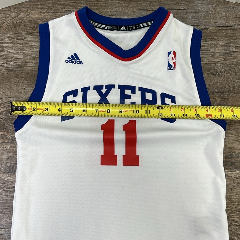 SOLD IN STORE Philadelphia 76ers Vintage Basketball Jersey Jrue Holiday Adidas M - Picture 8 of 10